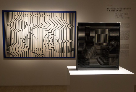 Victor Vasarely Birth Op Art Exhibition Editorial Stock Photo - Stock Image