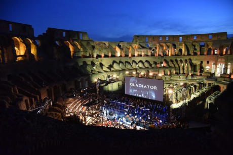 'The Gladiator' Charity Concert, Rome, Italy - 06 Jun 2018 Stock ...