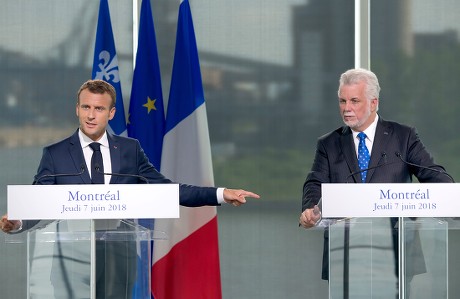 French President Emmanuel Macron visit to Canada - 07 Jun 2018