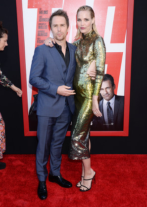 Leslie Bibb Husband Sam Rockwell Editorial Stock Photo - Stock Image