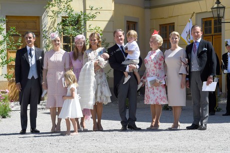 The christening of Princess Adrienne, Drottningholm Palace Chapel, Stockholm, Sweden - 08 Jun 2018
