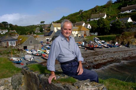 Actor Rodney Bewes In The Cornish Village Of Cadgwith Cove For A Travel Feature. Also Views Of The Village And Beach. . Picture Murray Sanders