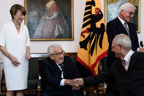 Dinner in honor of former Secretary of State Henry Kissinger in Berlin, Germany - 12 Jun 2018