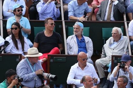 Celebrities at Roland Garros French Open, Paris, France