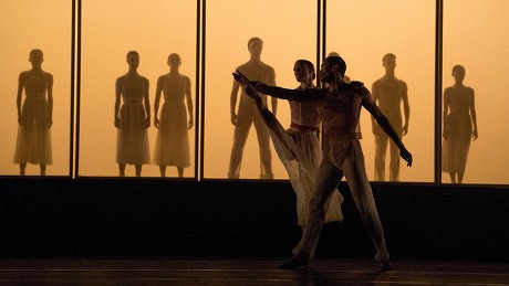 'Embrace' Dance choreographed by George Williamson, performed bt the Birmingham Royal Ballet at Sadler's Wells Theatre, London, UK, 14 Jun 2018