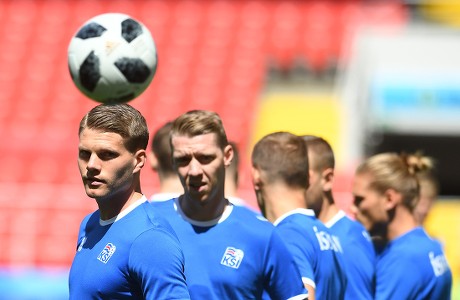 Iceland training, Moscow, Russian Federation - 15 Jun 2018