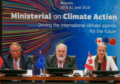 Second Ministerial on Climate Action, Brussels, Belgium - 20 Jun 2018