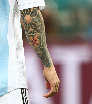 Tattoo On Leg Lionel Messi Barcelona Editorial Stock Photo  Stock Image   Shutterstock