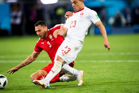 Group E Serbia vs Switzerland, Kaliningrad, Russian Federation - 22 Jun 2018