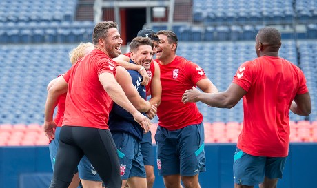 England Captains Run. Denver, USA - 22 Jun 2018
