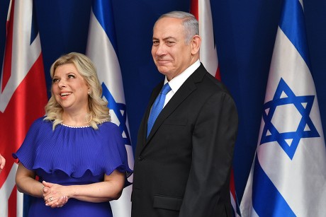 Prime Minister Benjamin Netanyahu Wife Sara Editorial Stock Photo 