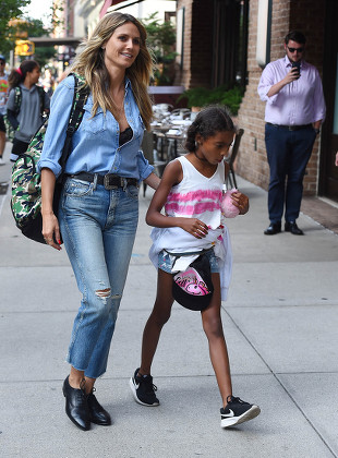 Heidi Klum Her Daughter Lou Sulola Editorial Stock Photo - Stock Image