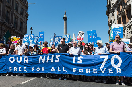 NHS 70th anniversary demonstration and rally, London, UK - 30 Jun 2018 ...