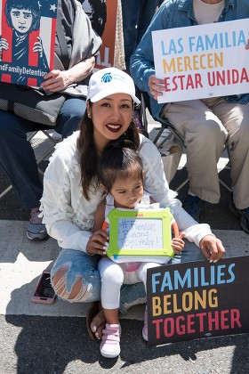 Families Belong Together Rally San Francisco Editorial Stock Photo ...