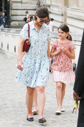 Katie Holmes and Suri Cruise out and about, Paris, France - 01 Jul 2018