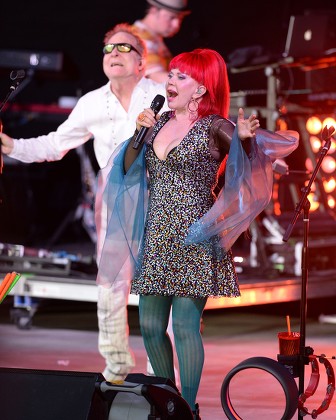 Cindy Wilson Fred Schneider Kate Pierson Editorial Stock Photo - Stock