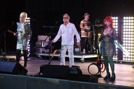 The B-52's in concert at The Pompano Beach Amphitheater, Pompano Beach, Florida, USA - 01 Jul 2018