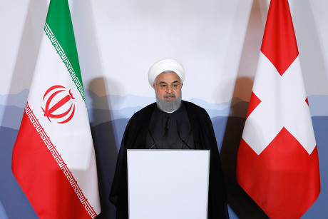 Iranian President Rouhani vists Switzerland, Bern - 03 Jul 2018