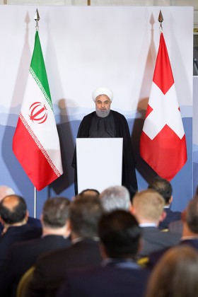 Iranian President Rouhani vists Switzerland, Bern - 03 Jul 2018