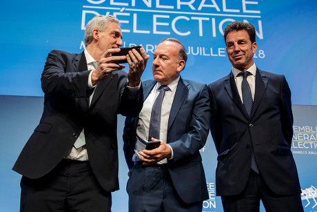 Election of new Medef head in Paris, France - 03 Jul 2018