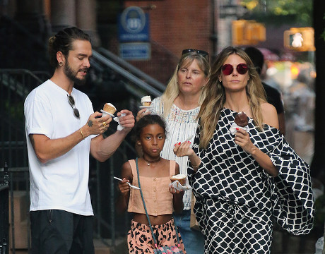 Heidi Klum family out and about, New Yor, USA - 02 Jul 2018