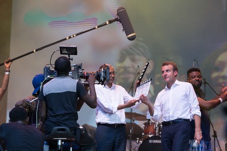 French President Emmanuel Macron visit to Nigeria - 03 Jul 2018
