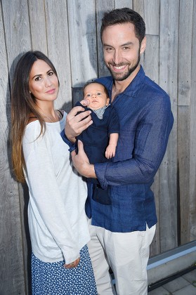 Mans Zelmerlow and Ciara Janson introduce son Albert, Stockholm, Sweden - 03 Jul 2018