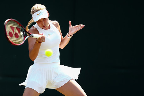Donna Vekic During Her Ladies Singles Editorial Stock Photo - Stock