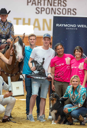 Reining Tournament, Western Riding, CS Ranch, Givrins, Switzerland - 07 Jul 2018