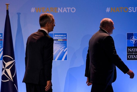 EU Nato Cooperation meeting, Brussels, Belgium - 12 Jul 2018