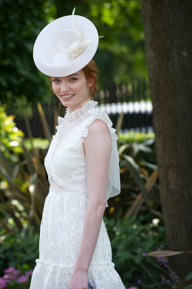 Poldark Actress Eleanor Tomlinson On The Second Day Of Royal Ascot Enjoying Record Breaking Sunshine. Picture David Parker 21.6.2017 Reporter Josh White And Laura Lambert.
