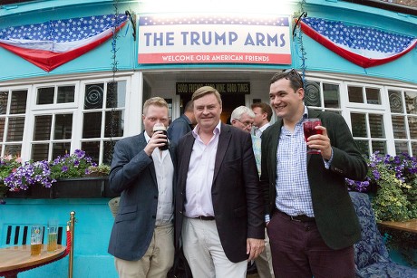 Donald Trump Welcome Party at the Trump Arms Pub, Hammersmith, London, UK - 13 Jul 2018