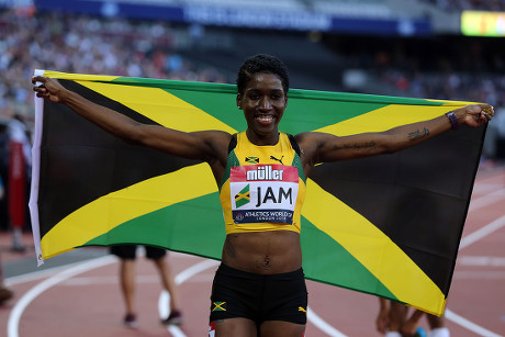 Janieve Russell Jamaica Winner Womens 400 Editorial Stock Photo - Stock ...