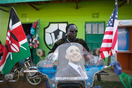 Former US president Barack Obama visits his ancestral home in Kenya, Kogelo - 16 Jul 2018