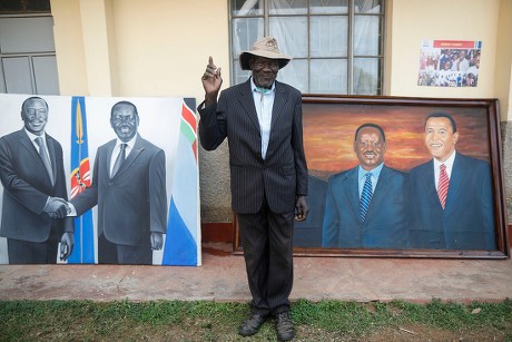 Former US president Barack Obama visits his ancestral home in Kenya, Kogelo - 16 Jul 2018