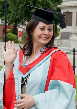 Geraldine Hughes receives honorary degree from Queen's University, Cambridge, Britain - 10 Jul 2009