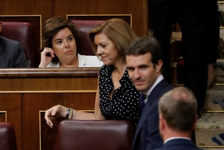 Extraordinary plenary session at the Lower House of the Spanish Parliament, Madrid, Spain - 25 Jul 2018