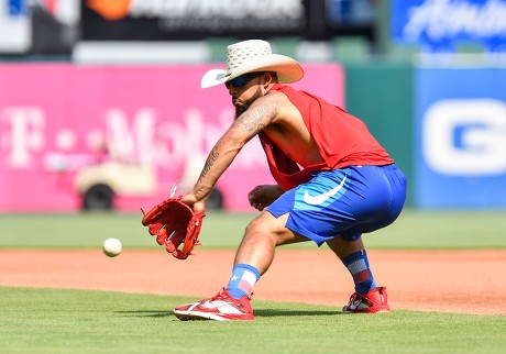 Texas Rangers Second Baseman Rougned Odor Editorial Stock Photo - Stock  Image