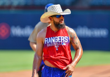 Texas Rangers Second Baseman Rougned Odor Editorial Stock Photo - Stock  Image