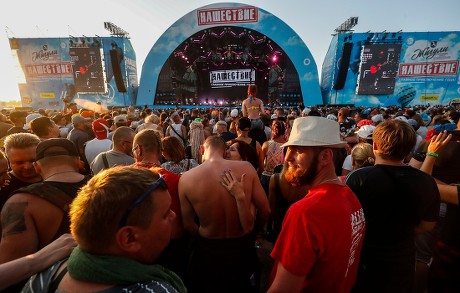 Festivalgoers Hug During Openair Rock Festival Editorial Stock Photo -  Stock Image | Shutterstock