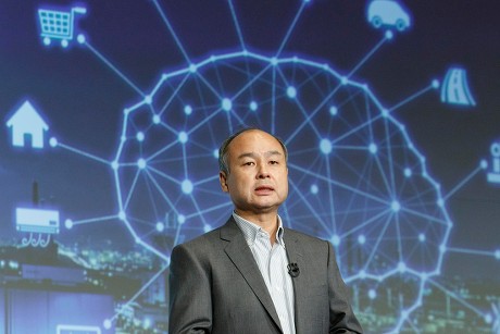 Softbank Chairman Ceo Masayoshi Son Speech Editorial Stock Photo ...