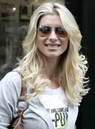 Dani Behr out and about in London, Britain - 15 Jul 2009