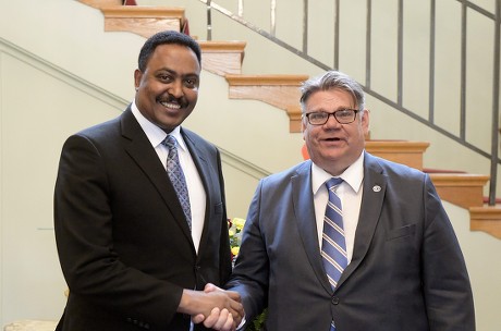 Finland and Ethiopia Foreign Minister meeting, Helsinki, Finland - 05 Jun 2018