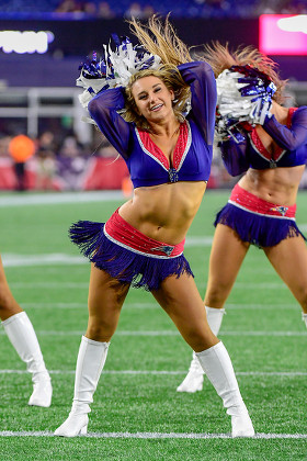 New England Patriots Cheerleaders Perform Before Editorial Stock Photo -  Stock Image