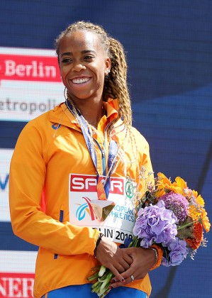 Bronze Medalist Jamile Samuel Netherlands Celebrates Editorial Stock ...