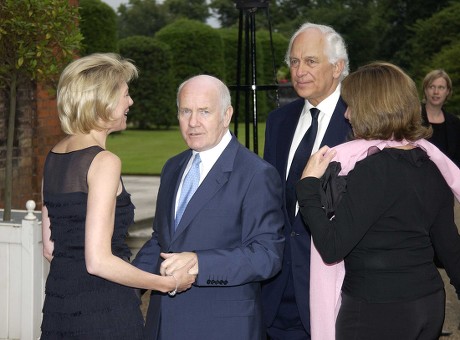 Sir Evelyn De Rothschild His Wife Editorial Stock Photo - Stock Image