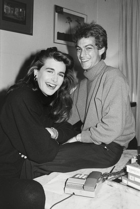 Lorne Thyssen with His Girlfriend Michelle Brooks Photographed London, UK - 20 Jan 1986