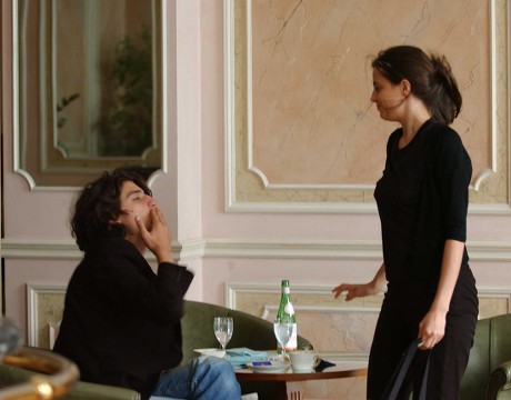 Michael Pitt, Eva Green and Louis Garrel during 2003 Venice Film