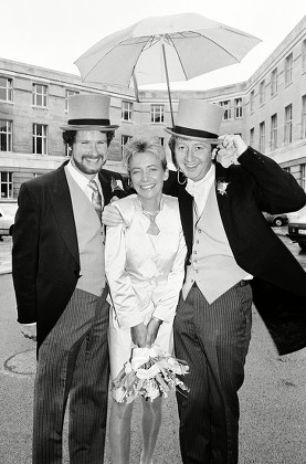 Wedding of Jimmy Mulville to Denise O'donoghue at Wandsworth Town Hall London, UK - 1 Sep 1987