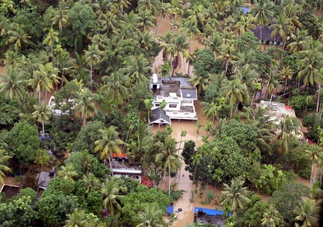 Ariel View Flooded Kochi Kerala State Editorial Stock Photo - Stock ...